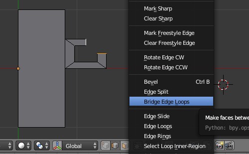 Bridge Edge Loops